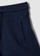 Girls&rsquo; blue 100% cotton shorts, regular fit_3