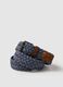 Blue Belt with Braided Design_2