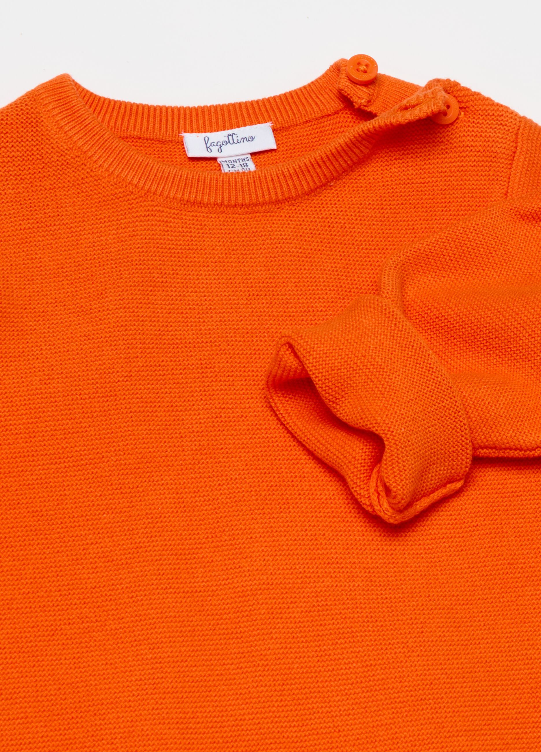 Jersey de algodón en color liso