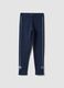 Blue skinny-fit stretch organic cotton leggings_0