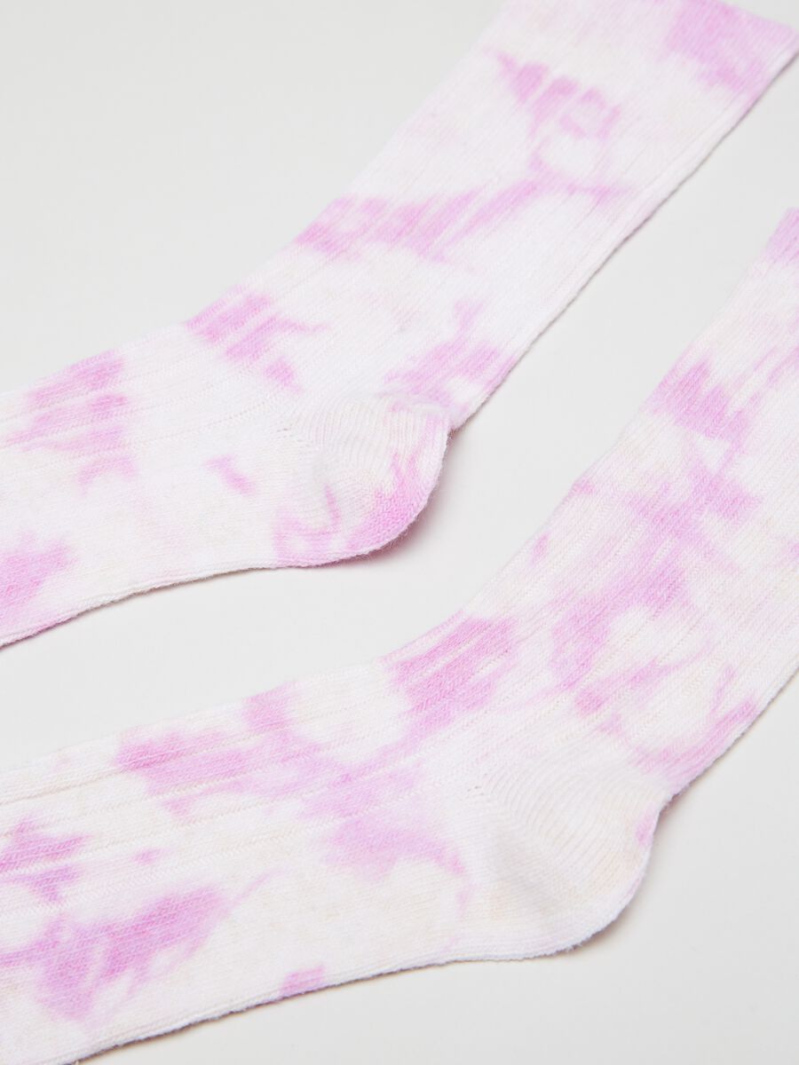 Short socks with tie dye pattern_1