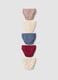 Pack of five multicoloured briefs in pure organic cotton_1