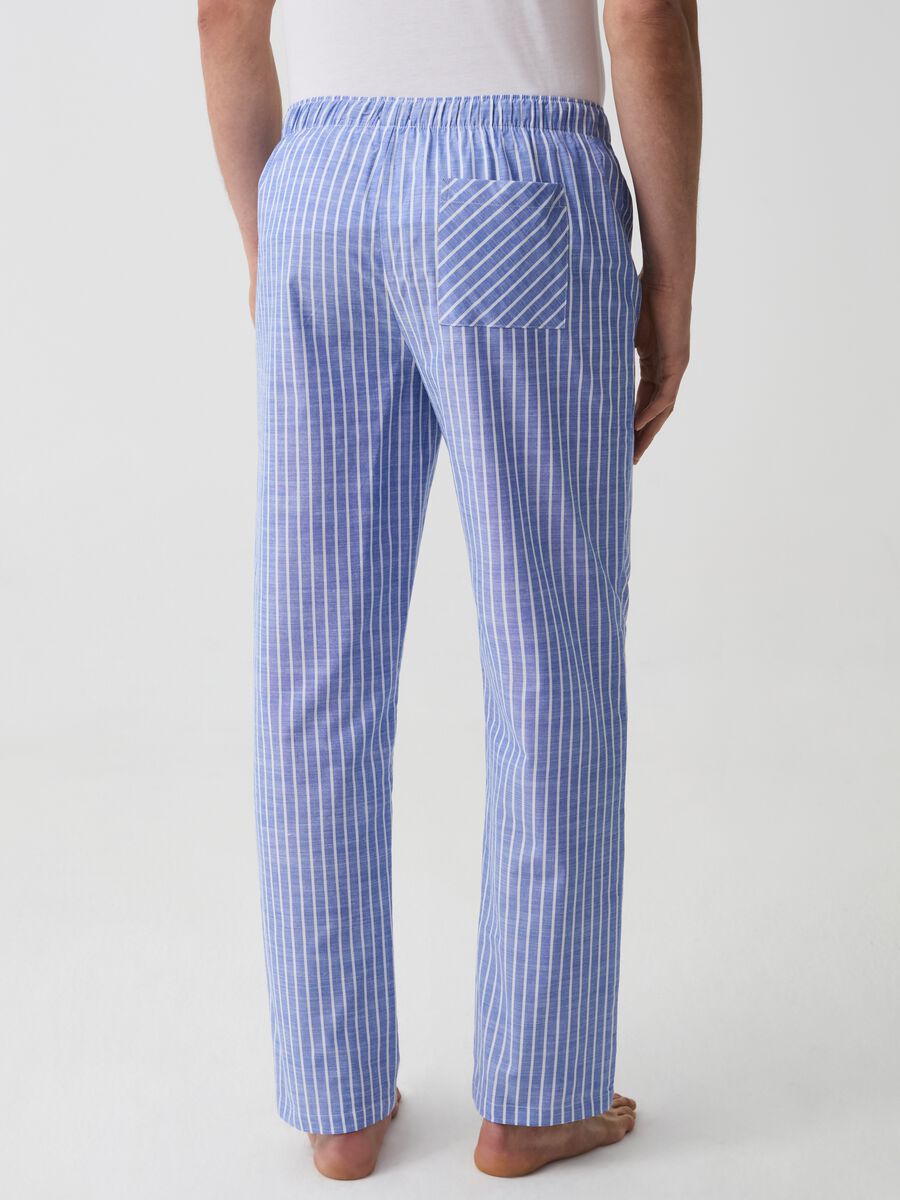 Pantalone pigiama in cotone fantasia_2