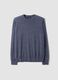 Grauer Rundhals-Pullover aus reiner Merinowolle, Regular Fit_4