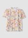 Multicolour lyocell-blend blouse with short sleeves_4