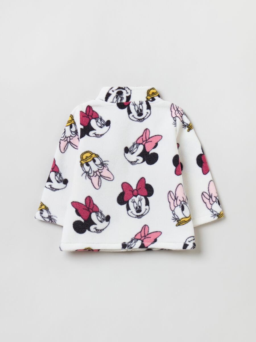 Full-zip sweatshirt in fleece with Minnie Mouse print_1
