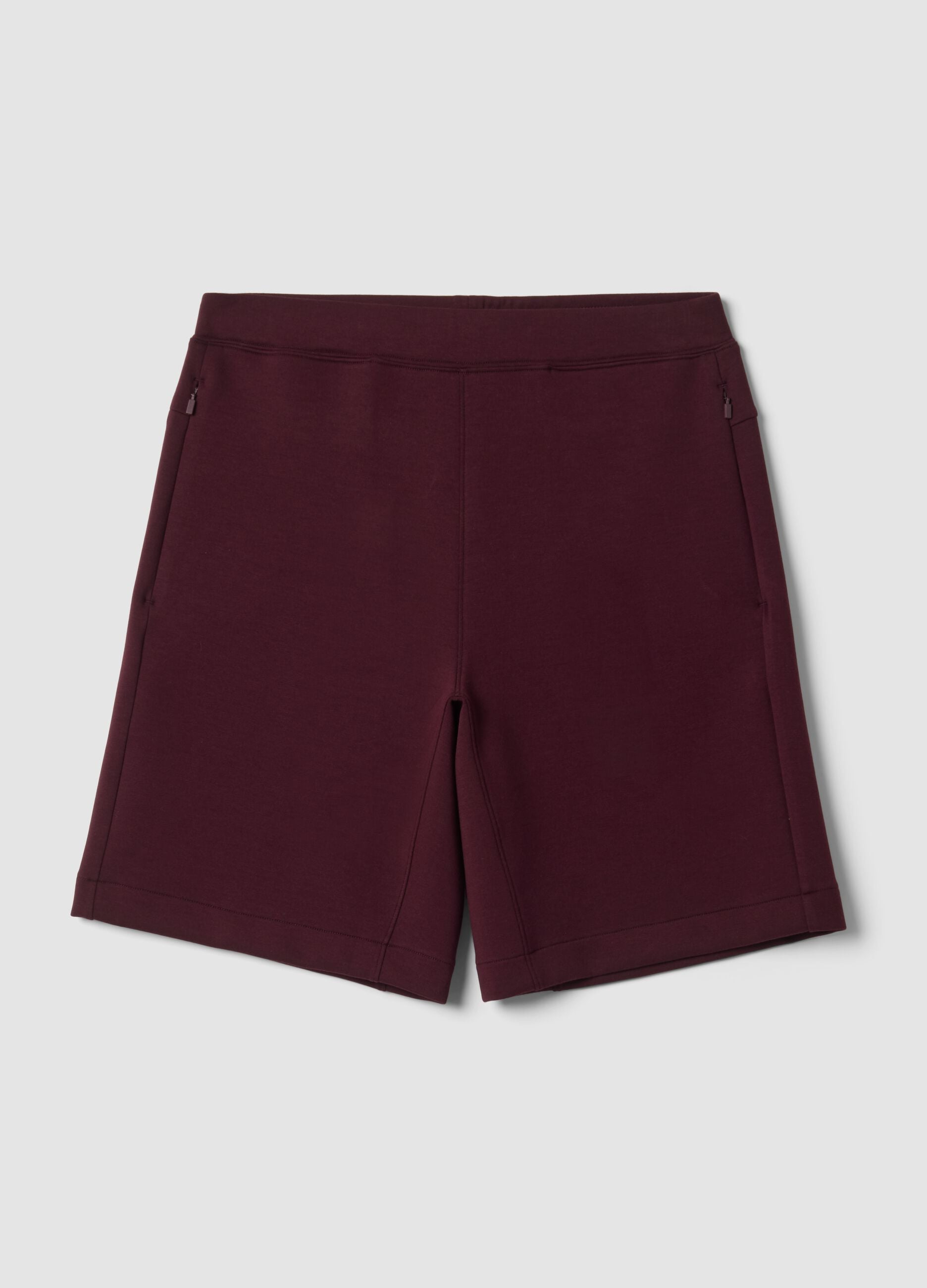 Breathable brown 2-way stretch shorts