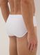 Multipack of white stretch cotton briefs with tight fit_2