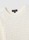 White cotton viscose blend knitted sweater with regular fit_5