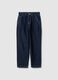 Boys' blue pure cotton relaxed fit jeans_3