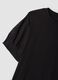 Black regular fit pure cotton t-shirt_5