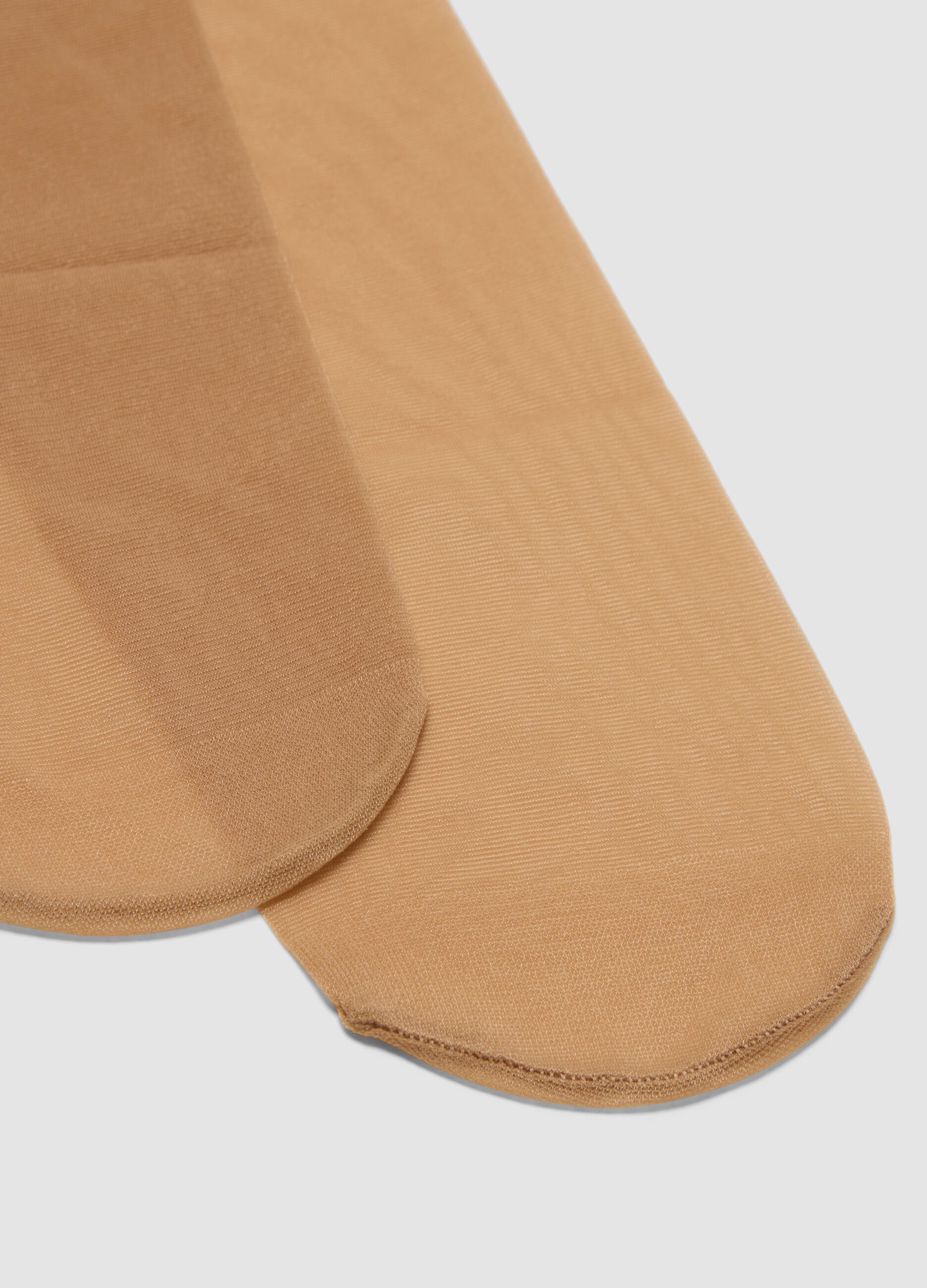 Beige sheer stretch tights