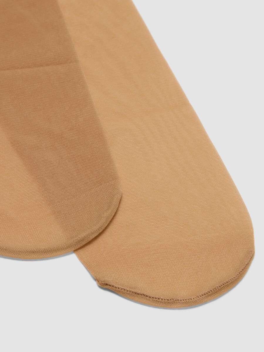 Beige sheer stretch tights_2