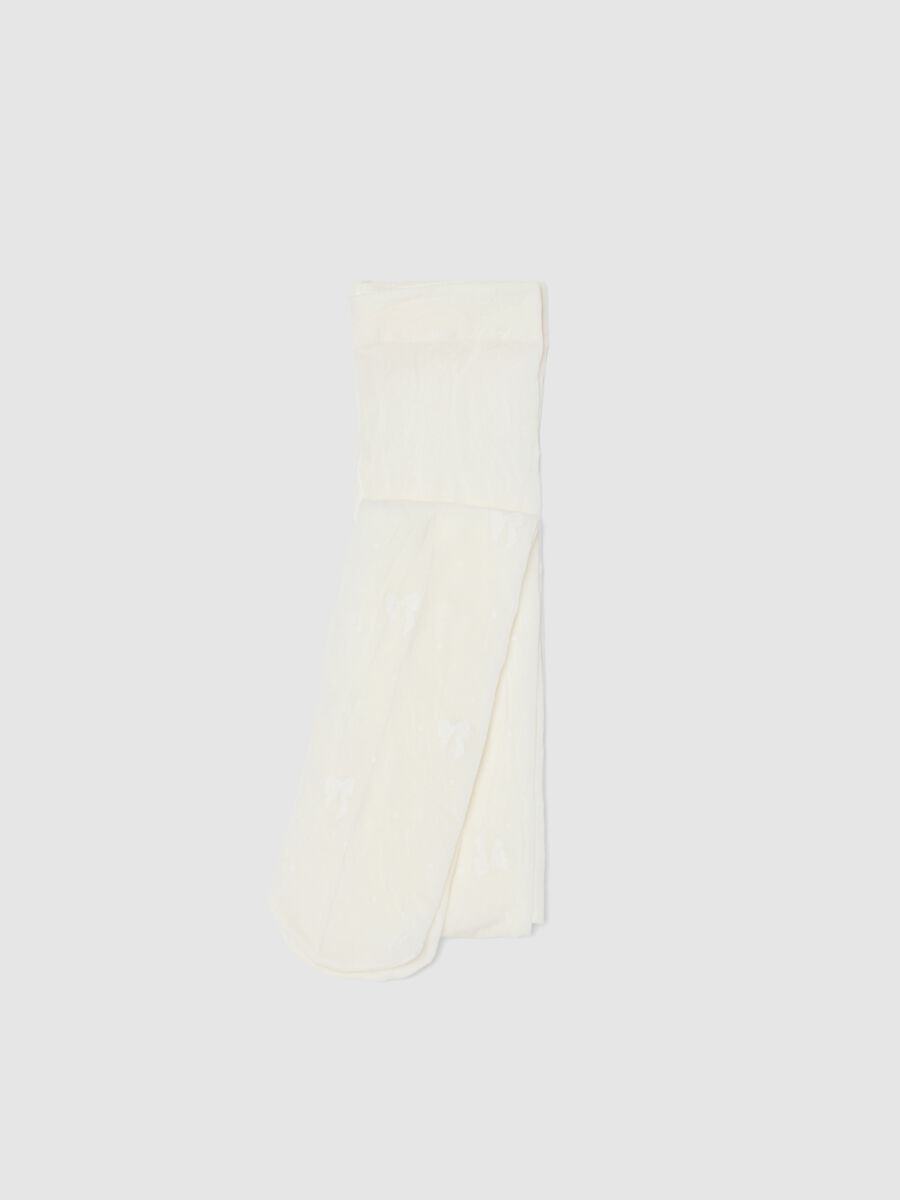 Collant bianchi da bambina con texture mesh_0