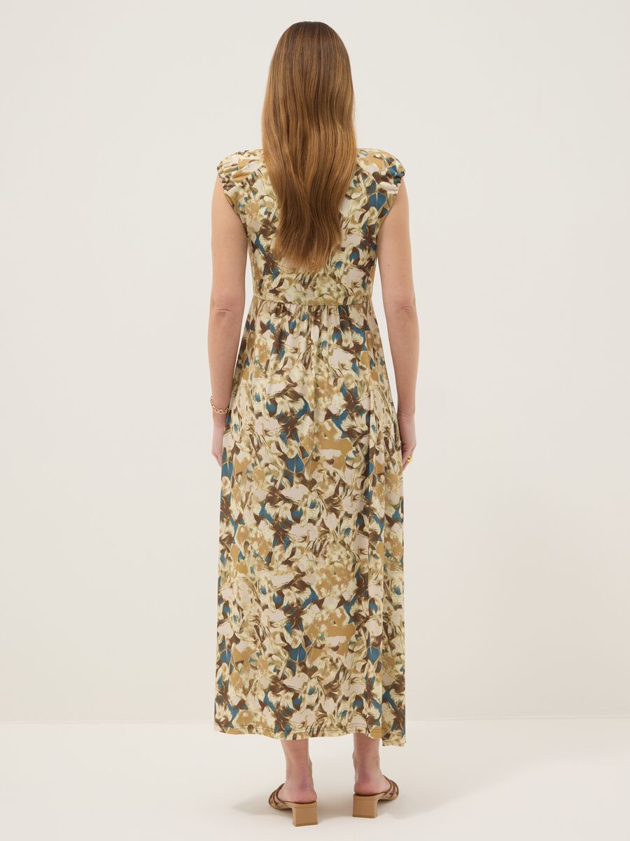 Multicolour maternity dress in stretch fabric_2