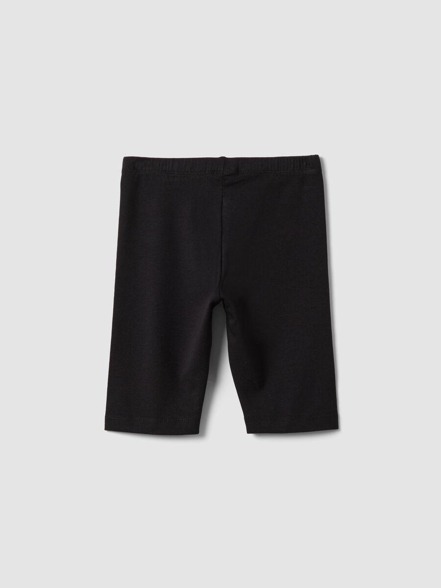 Schwarze Shorts aus Bio-Baumwolle_1