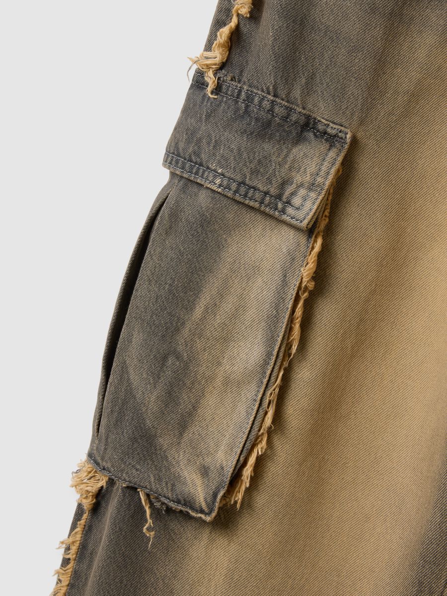 Multicolor pure cotton baggy fit jeans_5