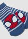 2-pack of blue organic cotton non-slip socks with Spidey print_1