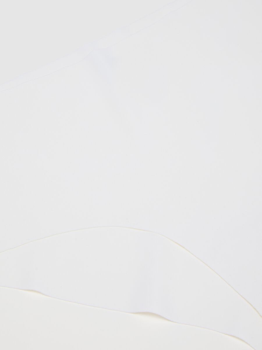 High white stretch fabric briefs_5