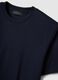 Blue Crew Neck Pure Cotton Relaxed Fit T-Shirt_5