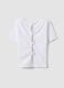 White short-sleeve stretch cotton T-shirt_1