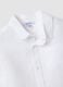 White linen-cotton blend boys' shirt regular fit_2