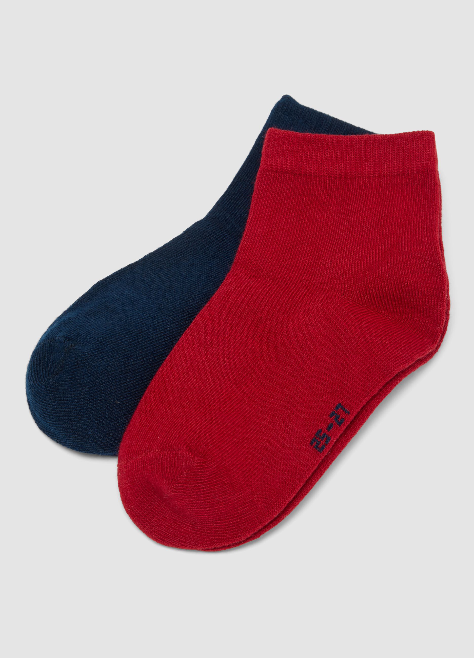 5er-Pack kurze Multicolor-Socken aus elastischer Bio-Baumwolle