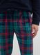 Multicolour check regular-fit pyjama trousers_3