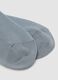Lange hellblaue Socken aus elastischer Viskose_1