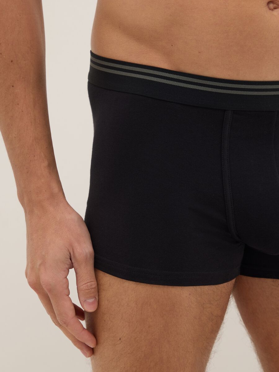Tripack of multicoloured stretch cotton regular fit boxers_3