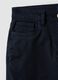Navy stretch cotton wide-leg trousers_5