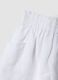 Girls&rsquo; white stretch shorts with elasticated waist, regular fit_2