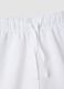 Girls&rsquo; white linen and cotton blend wide-leg trousers_2