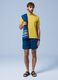 Blaue Boxer-Badeshorts ALTAVIA SAILNG mit elastischem Bund_0