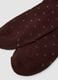 Three-pack of dark purple, light pink and dark brown organic stretch cotton socks_2