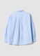 Light blue pure cotton shirt with classic collar, regular fit_2