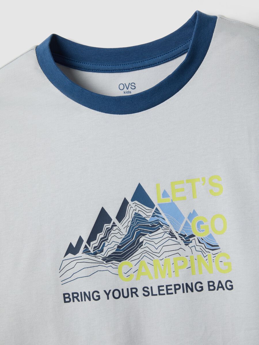 Multifarbiger Jungen-Pyjama aus reiner Baumwolle, Regular Fit mit Druck_2