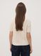 Beige pure cotton cable-knit cardigan, regular fit_3