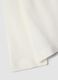 White pure organic cotton T-shirt with teddy print for girls_3