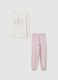 Pigiama in puro cotone multicolor regular fit per bambina_0