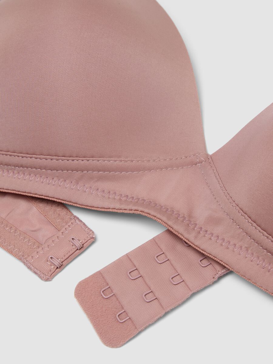 Rosa gepolsterter BH aus Stretchmaterial_5