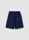 Children's pure cotton blue baggy shorts_4
