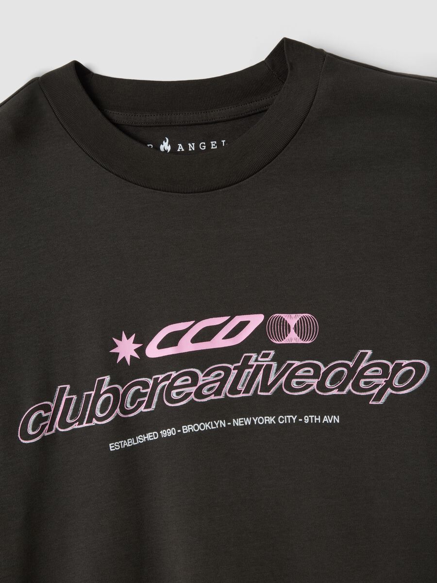 &Kappa;&alpha;&phi;έ &kappa;&omicron;&nu;&tau;ό (cropped) T-shirt &alpha;&pi;ό 100% &beta;&alpha;&mu;&beta;ά&kappa;&iota; &mu;&epsilon; &sigma;&tau;ά&mu;&pi;&alpha;, boxy &epsilon;&phi;&alpha;&rho;&mu;&omicron;&gamma;ή_1