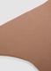 Beige regular fit stretch cotton Brazilian briefs_5