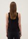 Black stretch viscose tank top_3