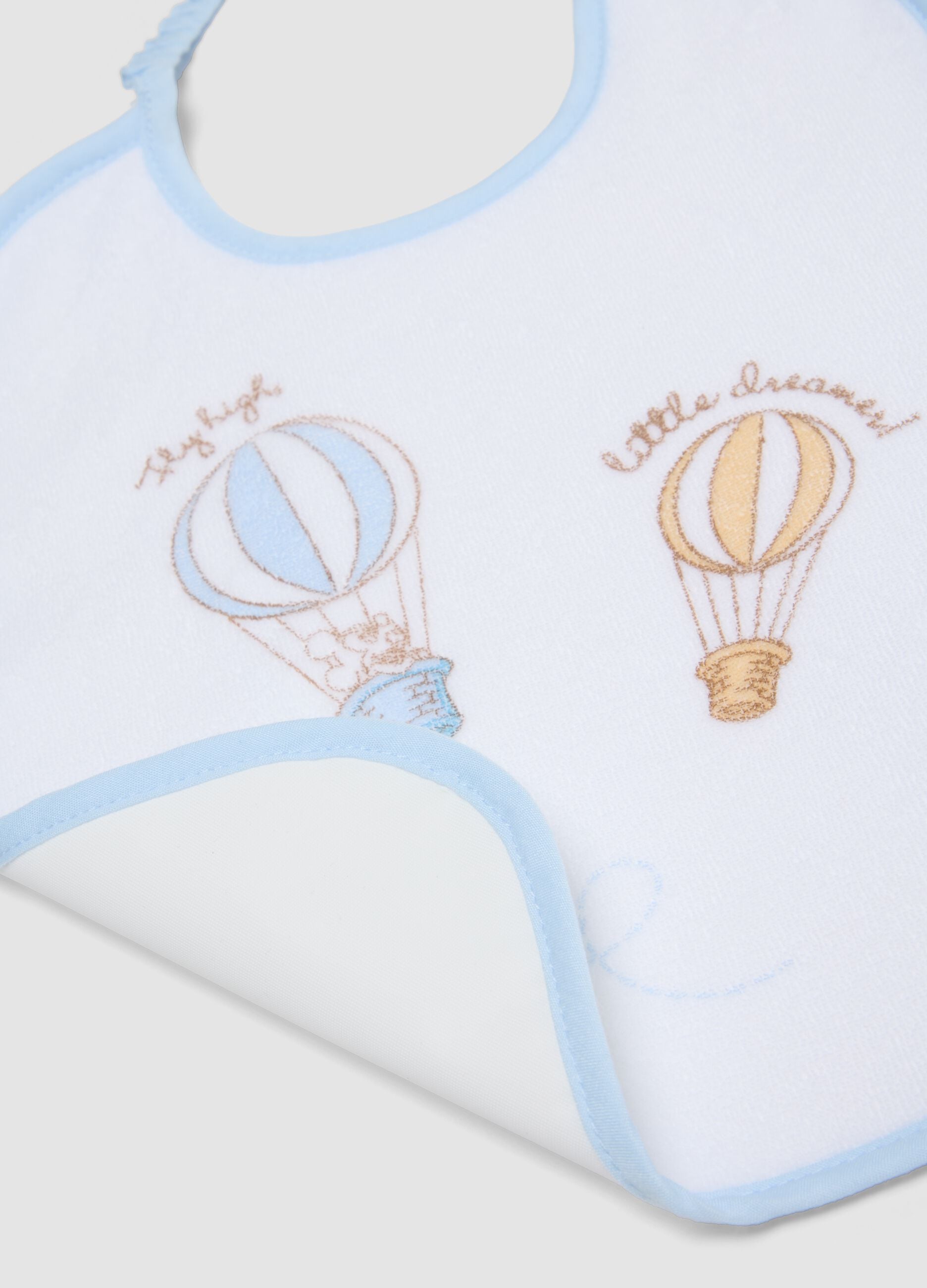 3-pack of organic cotton bibs with Mickey Mouse prints for baby