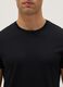 Black pure cotton regular fit T-shirt_1
