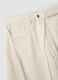 White pure cotton Bermuda shorts_5