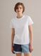 Camiseta blanca de algod&oacute;n Supima puro de manga corta, corte regular_2