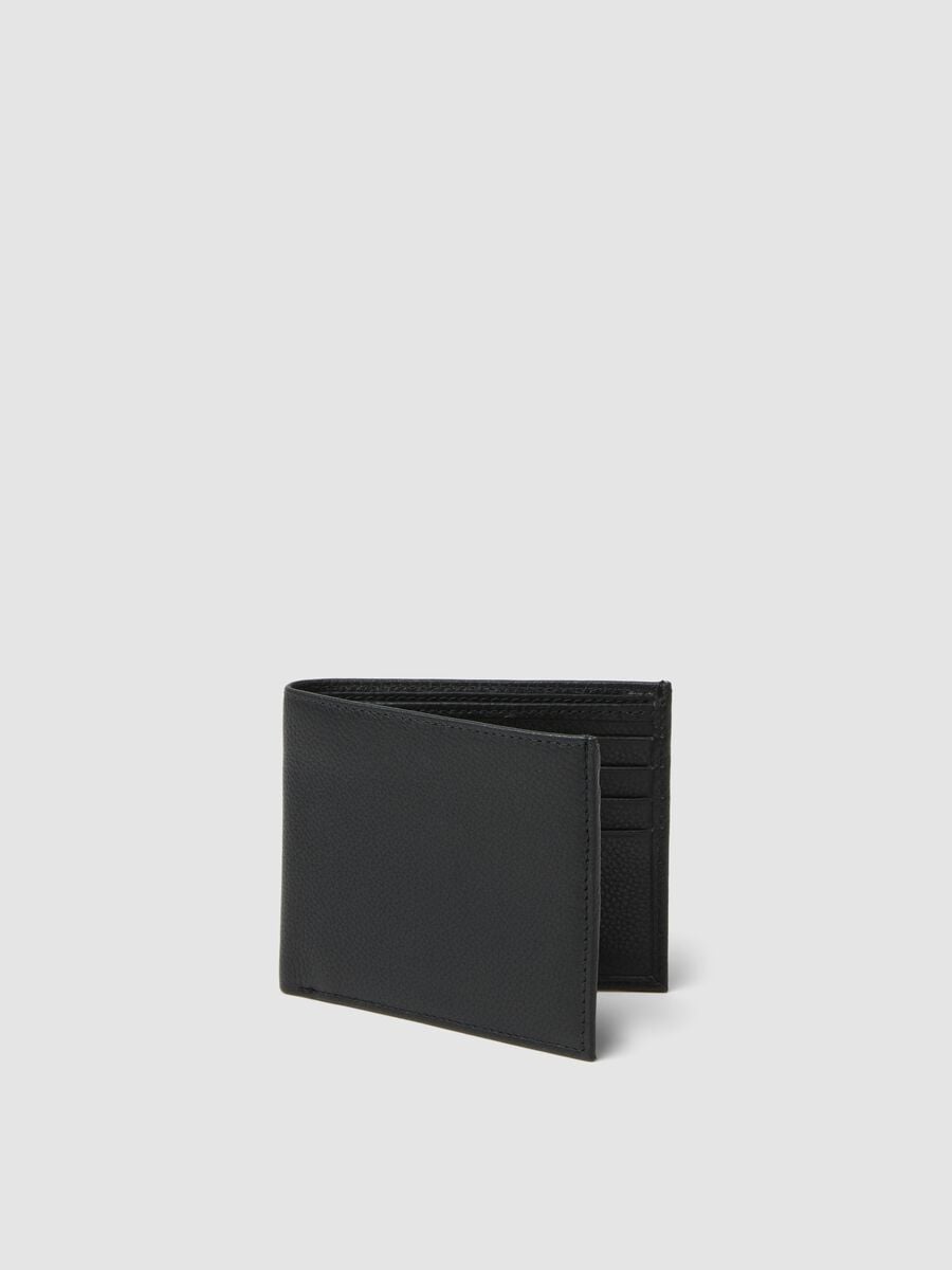Black Genuine Leather Wallet_0